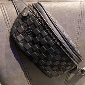 Louis Vuitton campus bum bag, black.. gently used. No dust bag or box